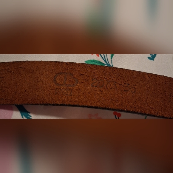 EUC EXTREMELY RARE Vintage 70s Dooney & Bourke Full Leather Sherry Belt 41in main image 7